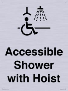 Accessible Shower with Hoist
